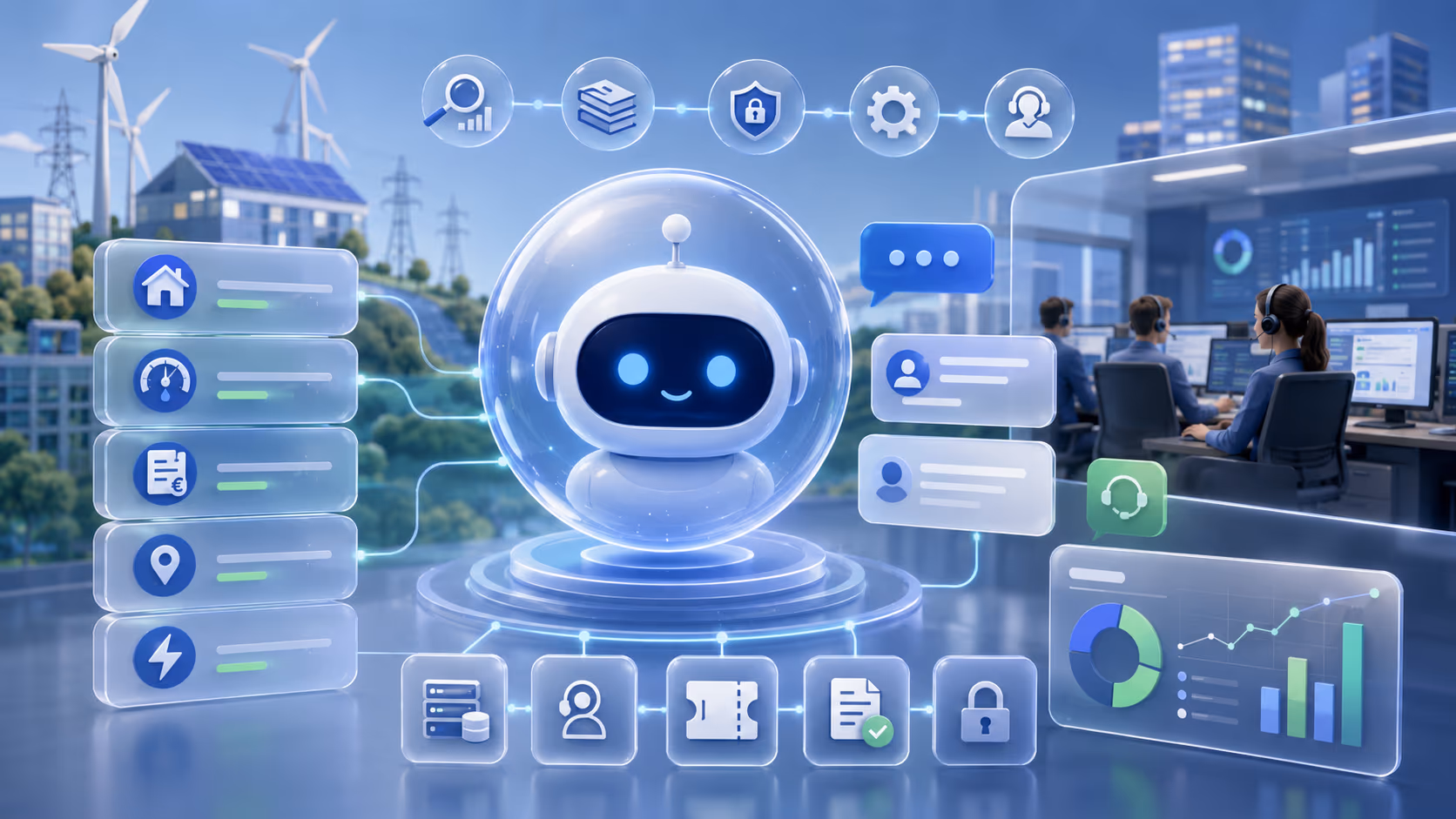 Chatbot-Implementierung im Stadtwerk: Leitfaden vom ersten Use Case bis zum laufenden Betrieb