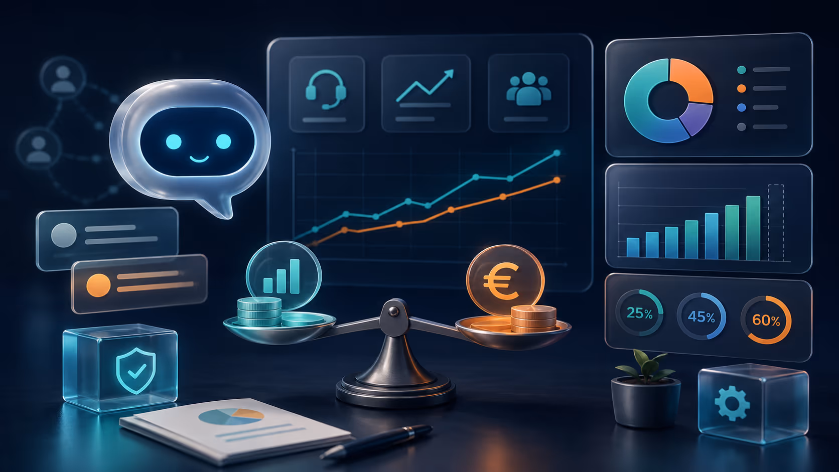 Chatbot-ROI ehrlich rechnen: Was bleibt, wenn man die Marketing-Mathematik abzieht